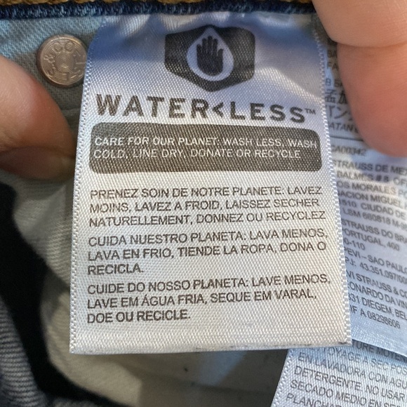 Levi’s 527 Distressed Paint Destroyed Jeans Slim Fit Boot Cut Denim Size W34xL30 - Picture 6 of 11